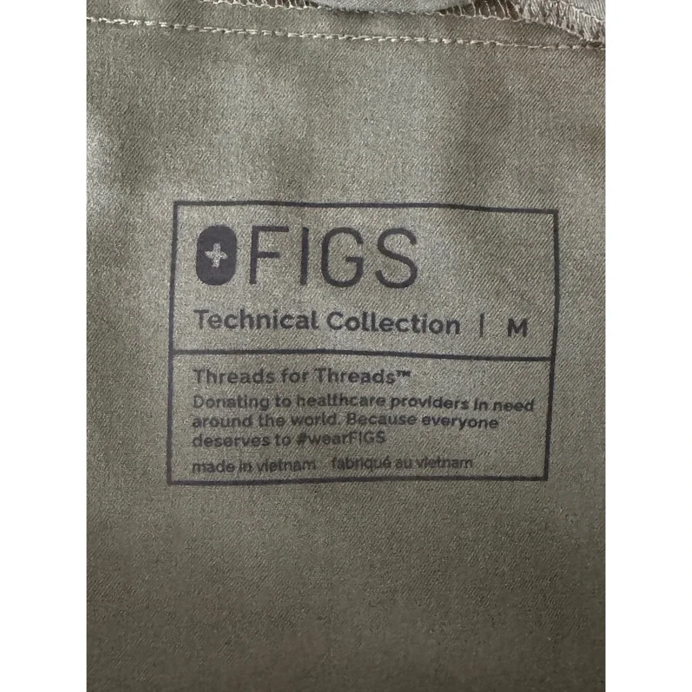 FIGS Tansen Jogger Scrub Pants Men Size Medium Moss Green Technical Collection